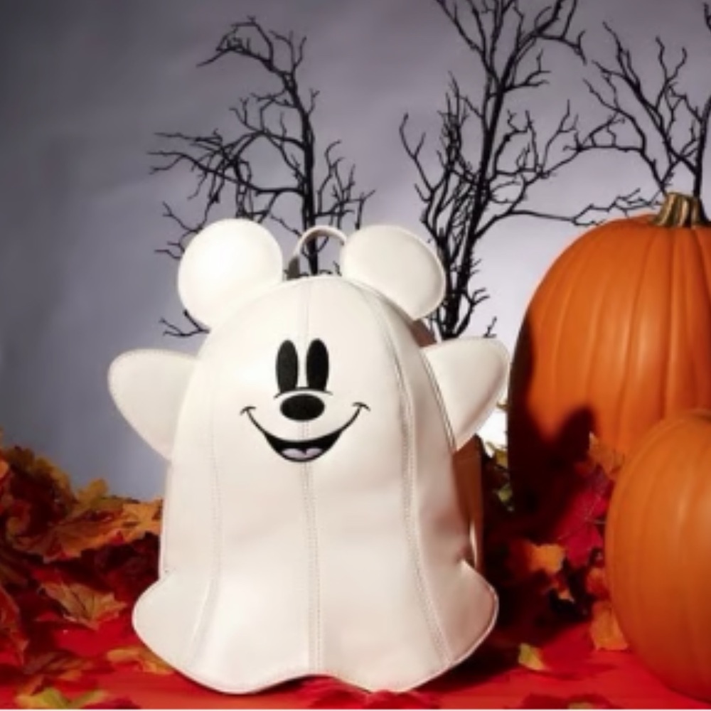 Loungefly Mickey Mouse Ghost Glow Mini Backpack Exclusive 8/21/23 - Picture 4 of 14